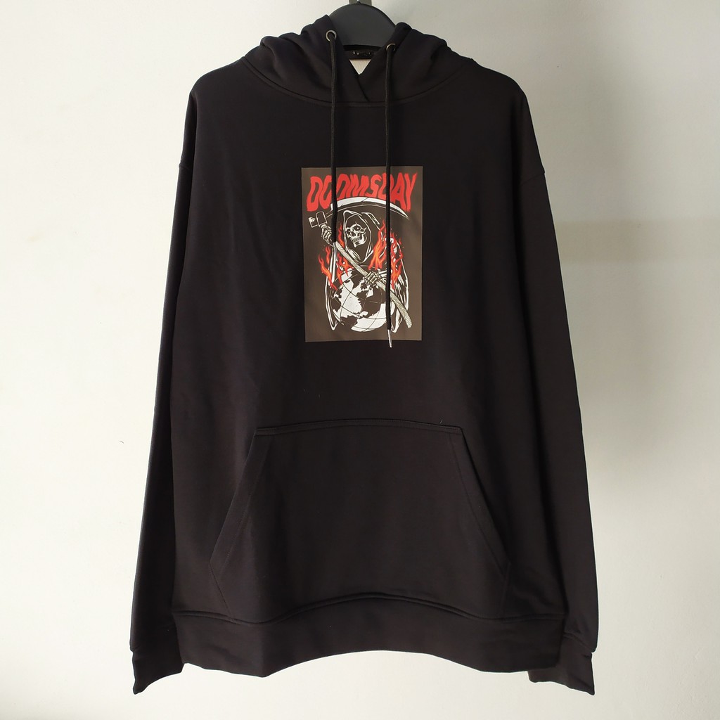 Áo Hoodie Doom Day form rộng Streetstyle