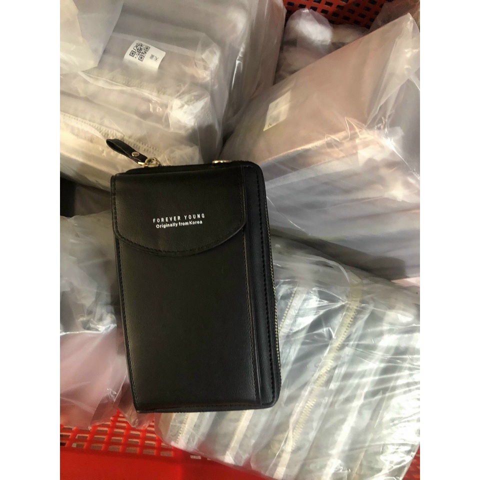 Túi Ví Đeo Chéo Mẫu Mini Dáng Đứng, Để Vừa Điện Thoại Smartphone, Iphone