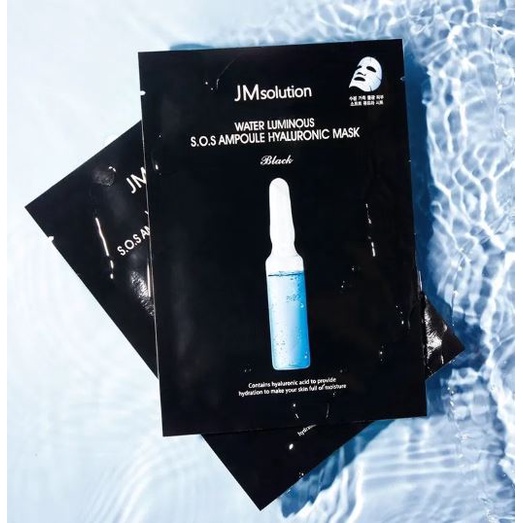 Combo 5 Mặt Nạ Dưỡng Ẩm Và Làm Mềm Mịn Da JM solution Water Luminous SOS Ampoule Hyaluronic 30ml x 5