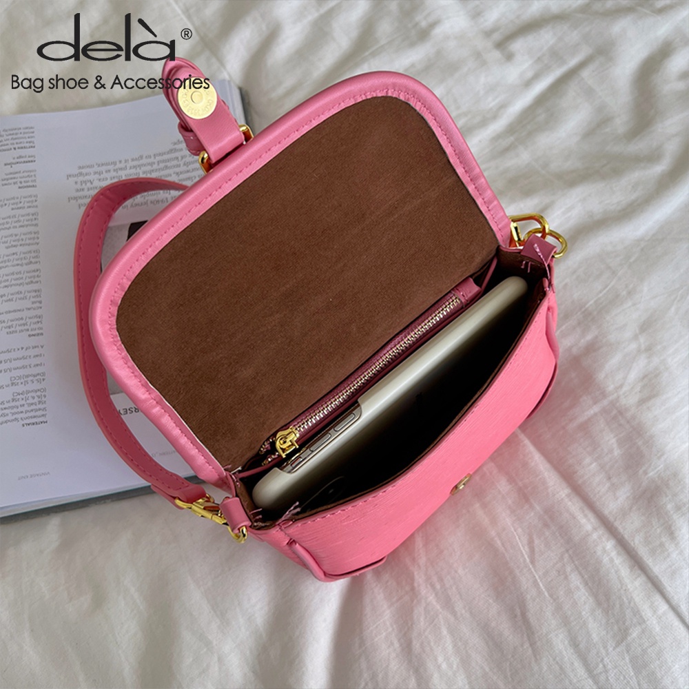 Dela Túi Đeo Vai Hình Vuông Cỡ Nhỏ Phong Cách Hàn Quốc Thời Trang Cho Nữ