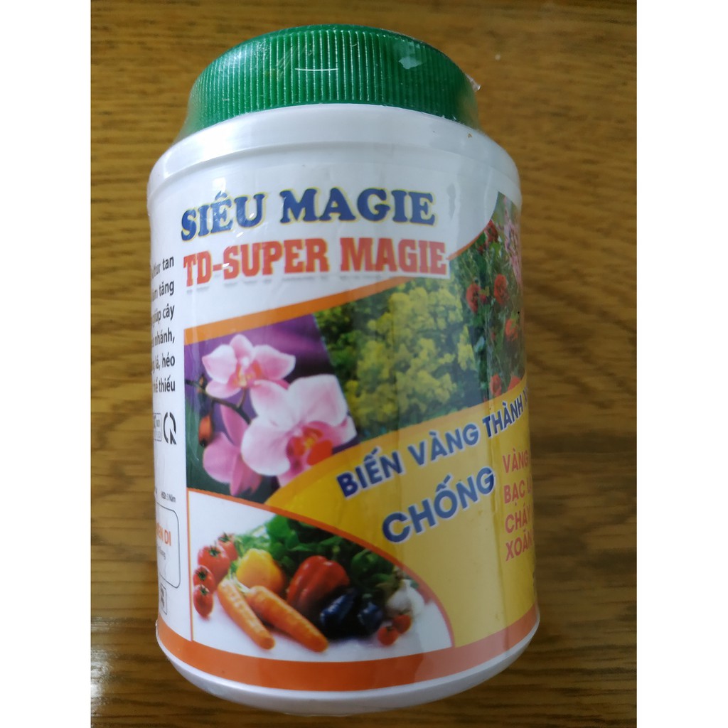 Phân bón lá Super Magie biến vàng thành xanh - chai 100 gram