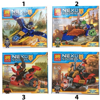 Lego xếp hình Nexo 62 - 66 chi tiết (có 4 mẫu )