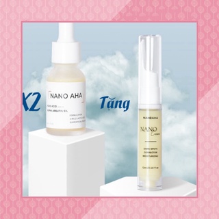 Combo Serum Khử Thâm Nano Aha Và Kem Dưỡng Nano Cream