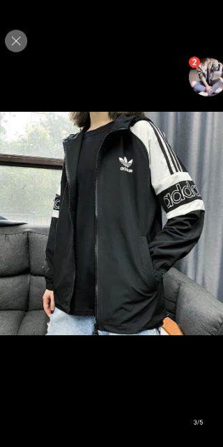 [có size từ 35kg_75kg] áo khoác dù nữ in adidas siêu cá tính, unisex form rộng, ulzang, áo đôi_áo khoác size nhỏ | BigBuy360 - bigbuy360.vn