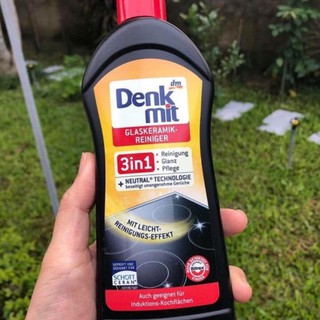 Lau bếp từ, Vệ sinh bếp từ, hồng ngoại siêu sạch hãng Denkmit Đức - Dung dịch vệ sinh bếp từ