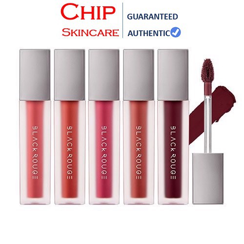 [Ver 4, Sẵn] SON KEM Black Rouge Air Fit Velvet Tint Ver.4 Bad Rose | Thế Giới Skin Care