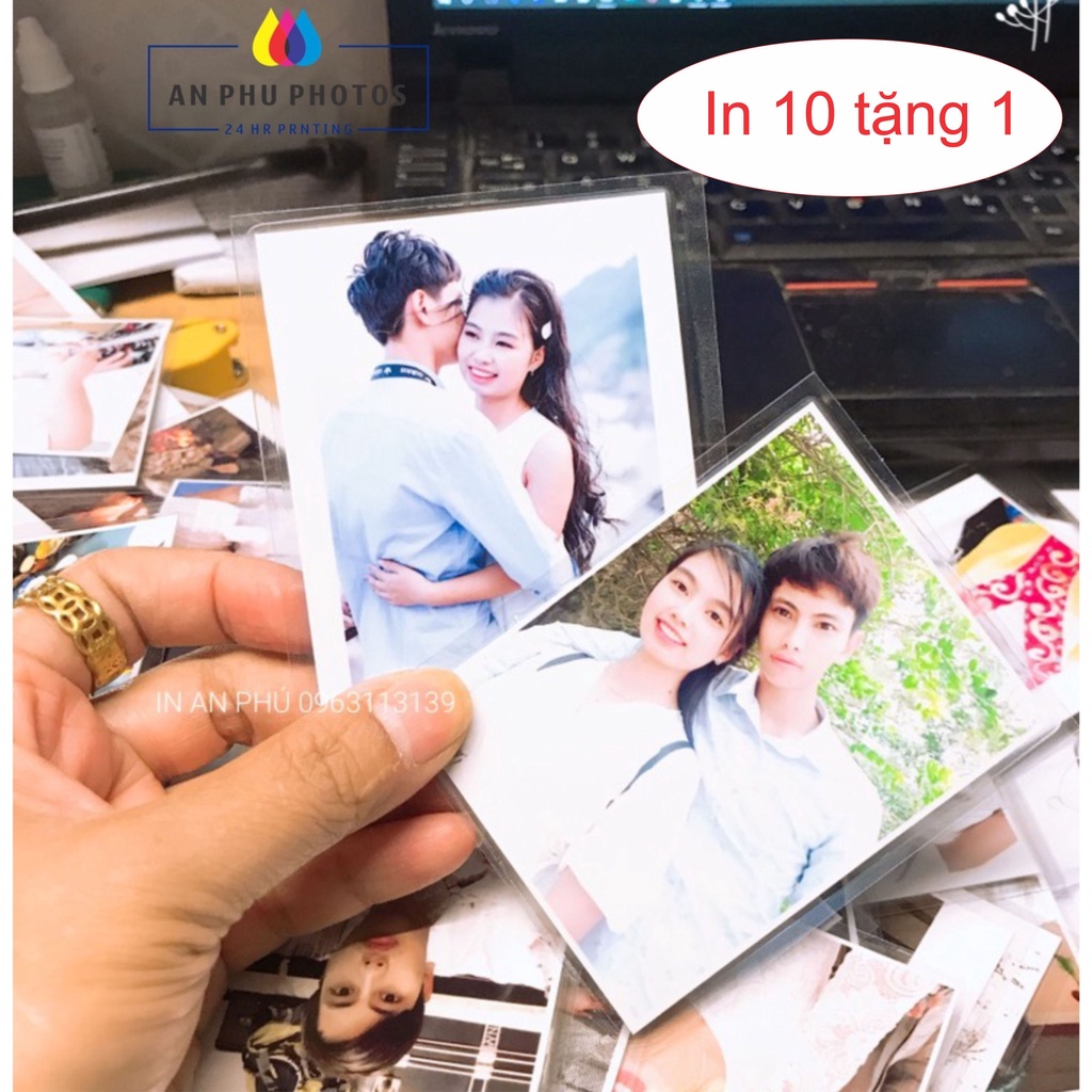 In ảnh 6x9 1k/tấm ép plastic tràn viền, siêu đẹp