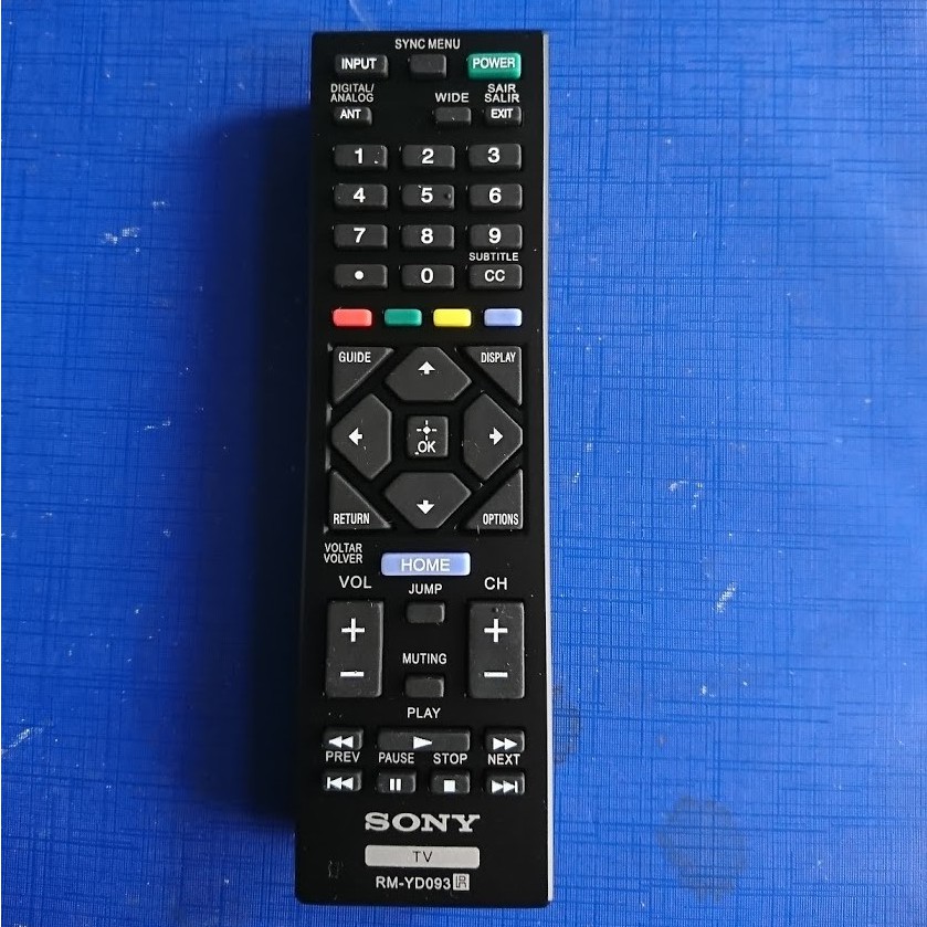 Remote Điều khiển tivi Sony RM-ED093 loại ngắn LCD hàng tốt 100%