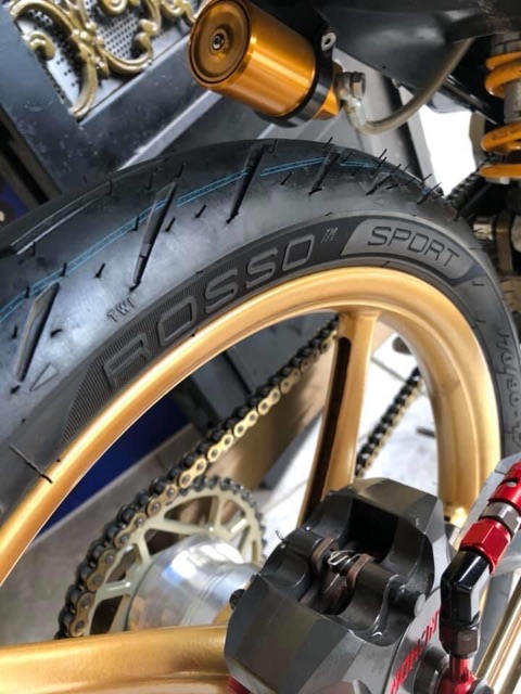 Vỏ Pirelli Diablo Roso size 17 “ không ruột “ " xe số " bao bám đường