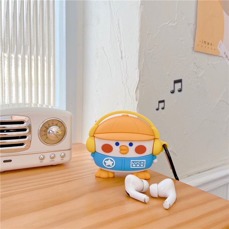 Vỏ Bảo Vệ Hộp Sạc Tai Nghe compatible AirPods 3 compatible AirPods(3rd) 2021 Nitricompatible AirPods3 Curison 3Rdcompatible AirPodspro