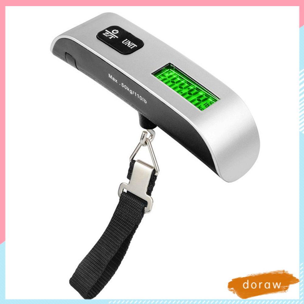 Cân Hành Lý Điện Tử Cầm Tay 50kg/110lb Tiện Dụng Mang Theo Du Lịch