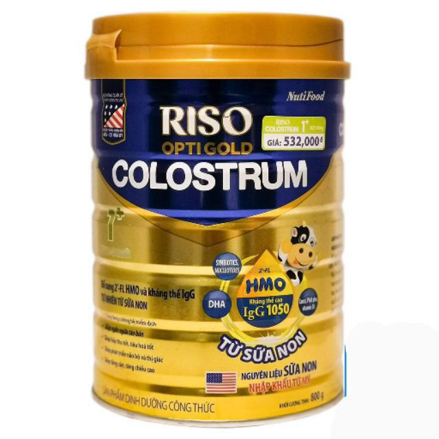 Sữa Riso Opti Gold Colostrum 800G 0+/ 1+/2+