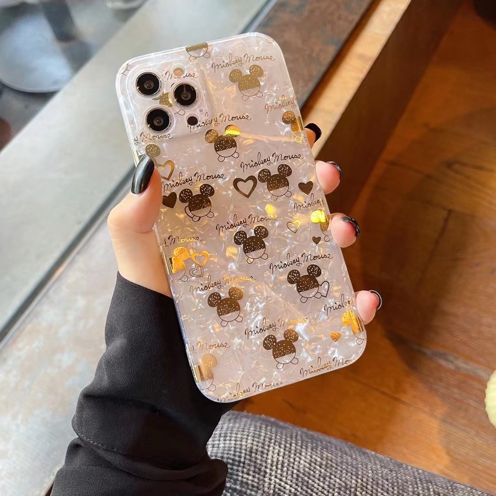 Ốp Lưng Tpu Mềm In Hình Chuột Mickey Cho Iphone 6 7 8 Plus Xs Max Xr 11 12 Huawei P30 P40