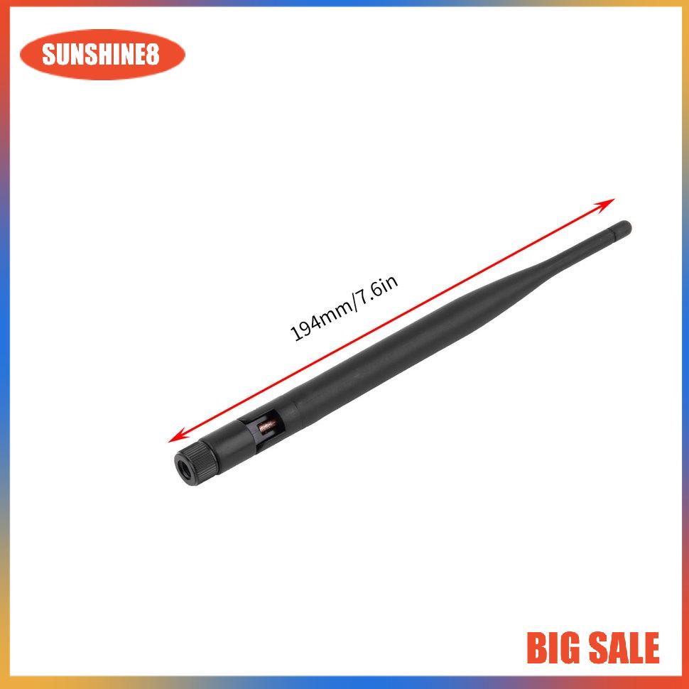 【SUN】[NEW]2.4GHz 7dBi Wireless WIFI Antenna Booster WLAN RP-SMA f PCI Card Modem Router