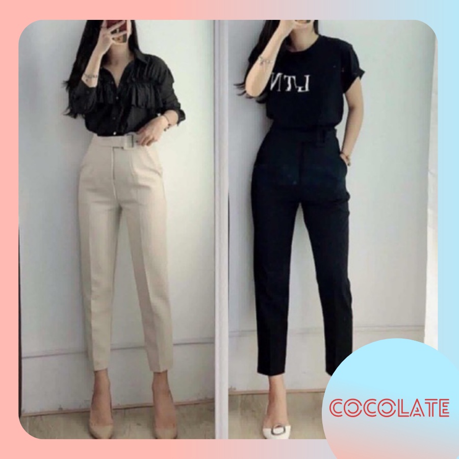 Quần Baggy đai lệch