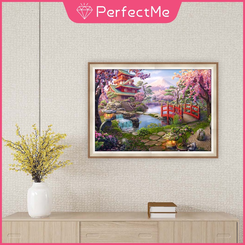 Bộ Tranh Đính Đá 5D Tự Làm Hình Bản Đồ Nhật Bản 2022 40x30cm