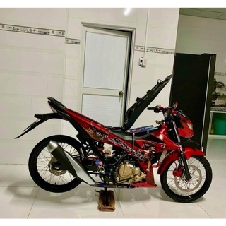 Tem rời satria đỏ gấu trúc panda