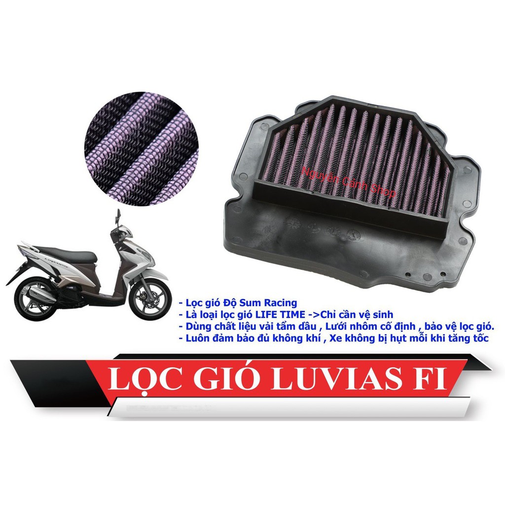 lọc gió độ luvias fi