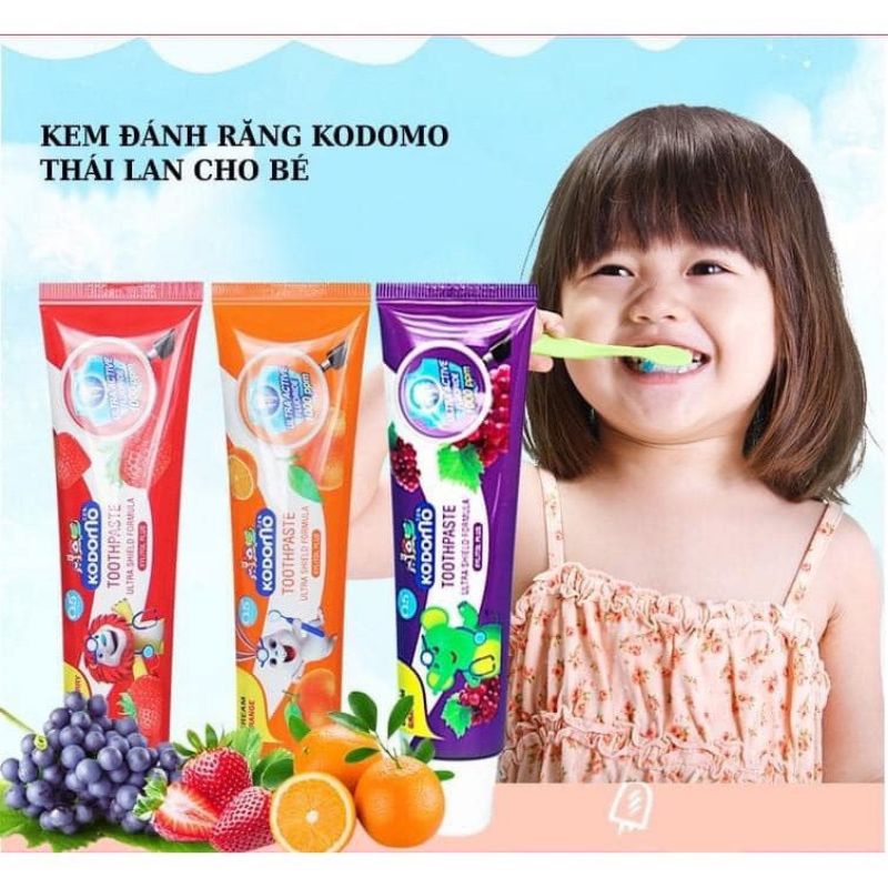 Kem Đánh Răng Trẻ Em Thái Lan Kodomo 40g