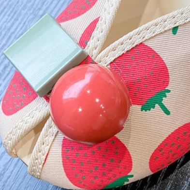 MURIOKI Flat sole sandal with cute fruit pattern