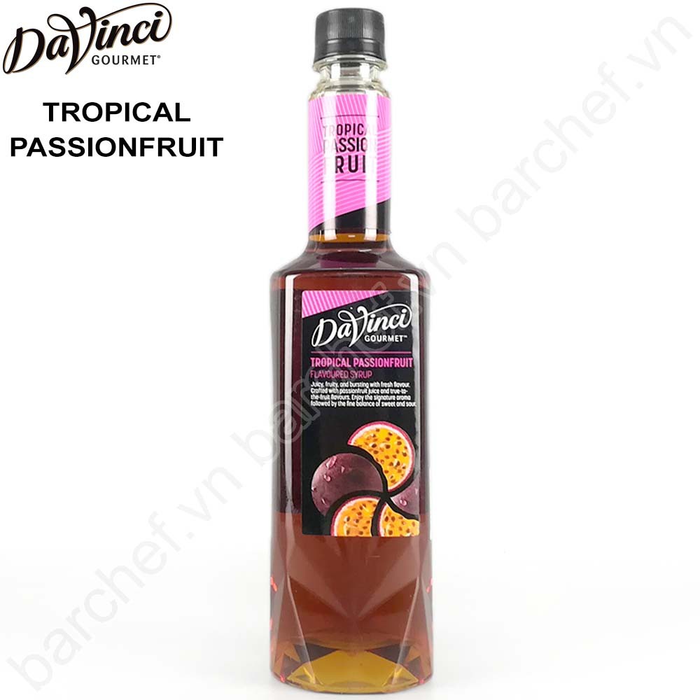 Siro Chanh dây Davinci Gourmet (Passion fruit syrup) - chai 750ml