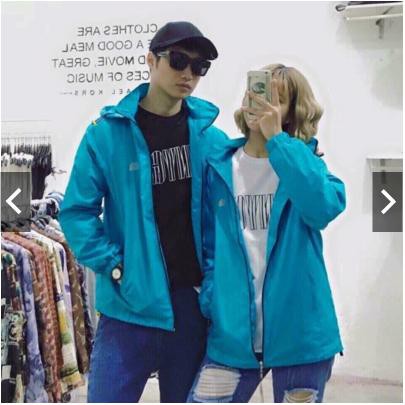 Áo gió The North Face, Áo khoác đi nắng, tránh gió - xanh cyan