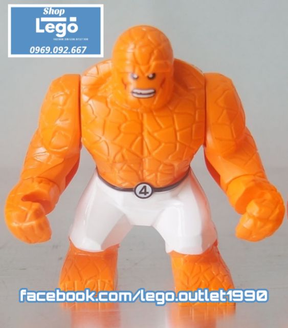 Xếp hình Thing Fantastic4 siêu anh hùng DC mới nhất 2020 Big Figures Lego Minifigures Decool 0153 0155