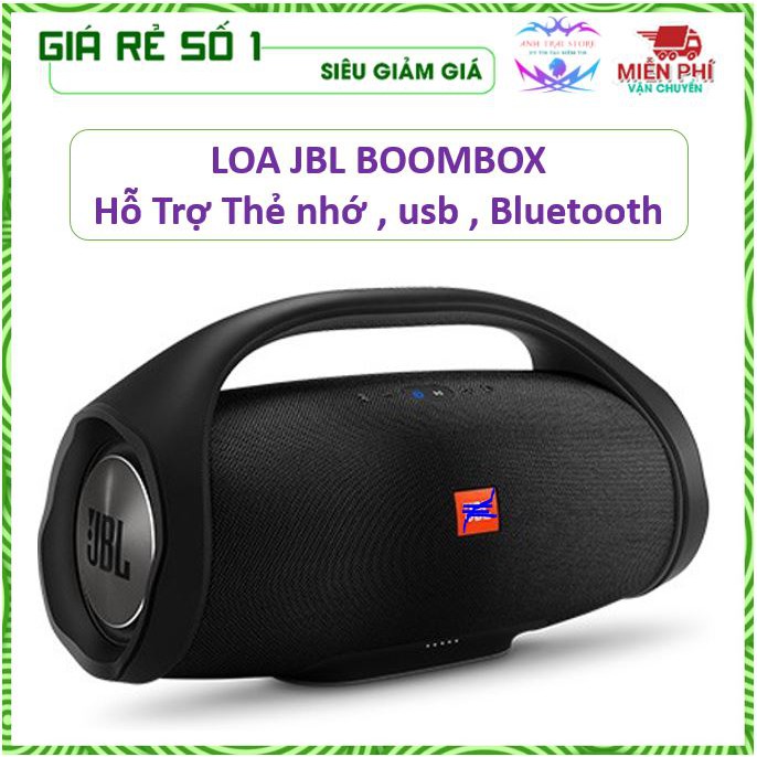 LOA BLUETOOTH JBL BOOMBOX 🔥Freeship Extra🔥 Xách Tay -Nghe Nhạc Hay Âm Thanh Chất Lượng