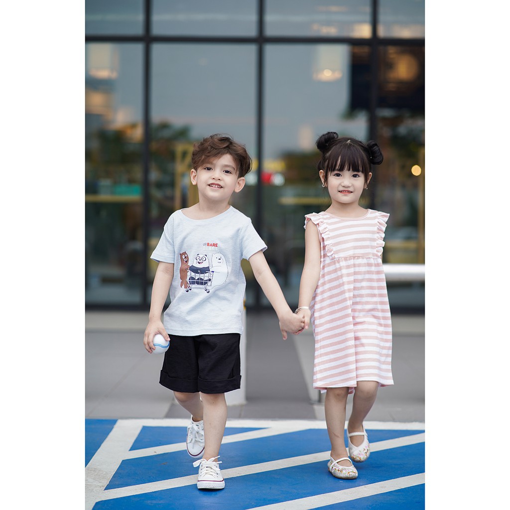 COMBO 03 Áo phông trẻ em cao cấp nhất 100% cotton tiêu chuẩn VNXK với mẫu mã đa dạng - TIỆM NHÀ SÓC BƠ