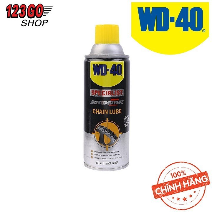 [HÀNG MỸ] Chai Dầu sên và xích WD-40 Chain Lube 360ml