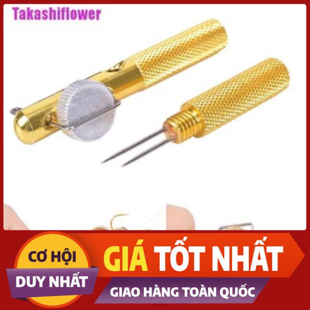 Dụng Cụ Hỗ Trợ Buộc Lưỡi Câu Cá lưỡi câu đài Bằng Kim Loại Màu Vàng Đồng - Đồ câu uy tín số 1