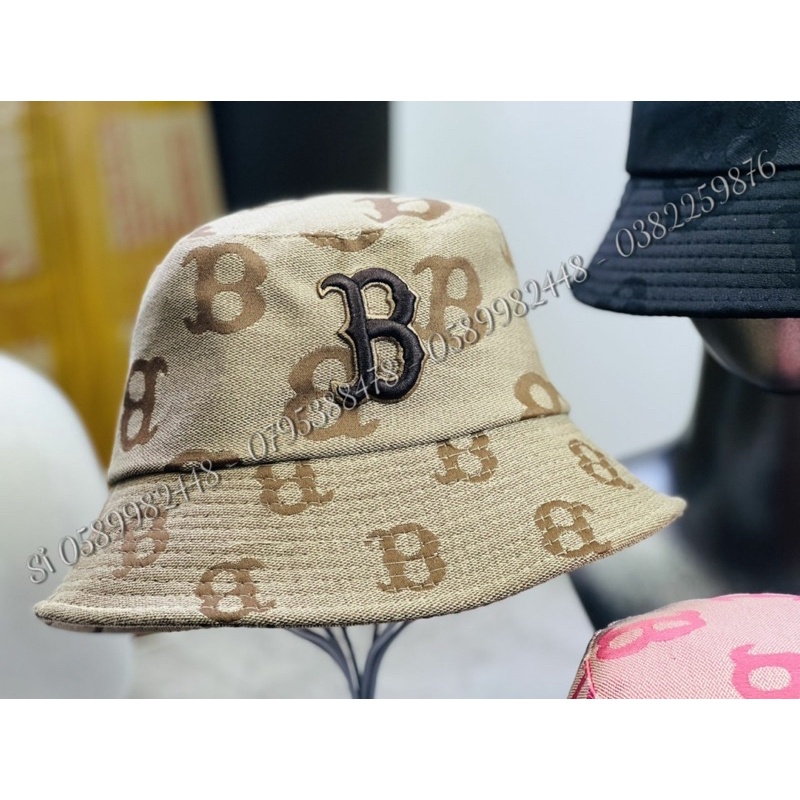 Mũ bucket MLB thêu chữ B vải nhập cực hot - Nón vành thêu chữ Ulzzang
