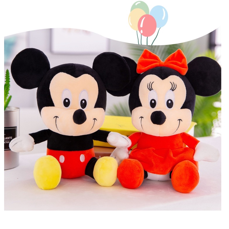 Thú Nhồi Bông Hình Chuột Mickey Hoạt Hình 40CM