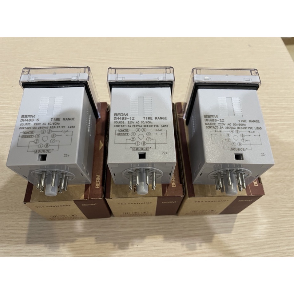 Rơ le thời gian  BERM DH48S, DH48S-S, DH48S-2Z, DH48S-1Z