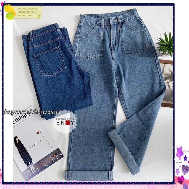 Quần jean nữ 2 túi CVDP mới màu xanh đậm, xanh nhạt size S,M,L MT927 mới lạ siêu đẹp chuẩn store freeship 50k