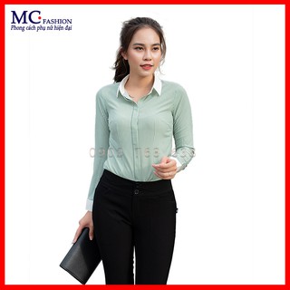 Sơ mi nữ công sở dài tay mc fashion a629