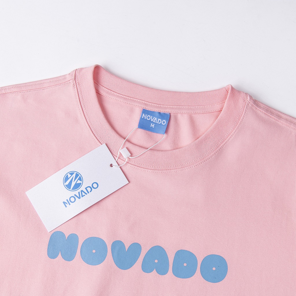 Áo Thun Unisex Local Brand Novado Fashion Basic Cotton 4 Chiều Nam / Nữ Form Rộng Thoáng Mát Hồng N18H-LG