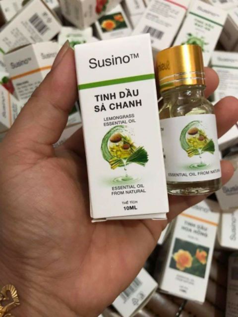 (BG) 10ml tinh dầu Xả chanh, Quế, Bạc hà, Lavender, Thanh trúc, Cam, Dâu tây, Cà phê Susino siêu đậm đặc