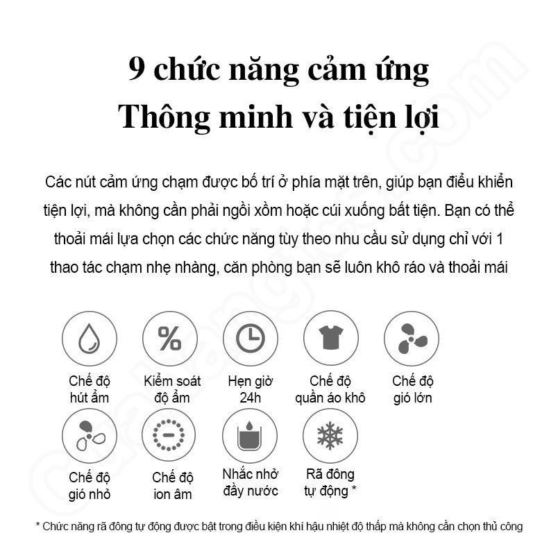 Máy Hút Ẩm Không Khí Trong Nhà Xiaomi Deerma DT16C