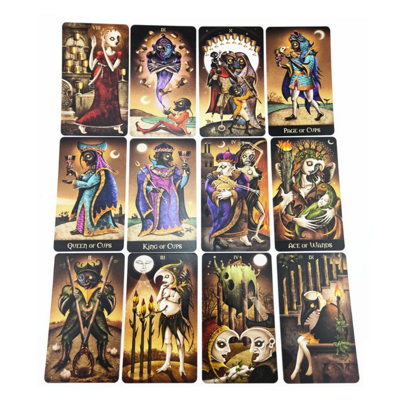 Bộ bài tarot Deviant Moon gồm 78 lá bằng tiếng anh