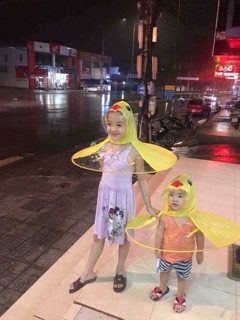 Áo mưa vịt con