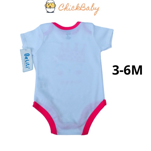 Bộ Body Cộc Suit 0-3M 3-6M 6-9M đủ size quần áo cho bé sơ sinh trai gái - ChickBabyShop