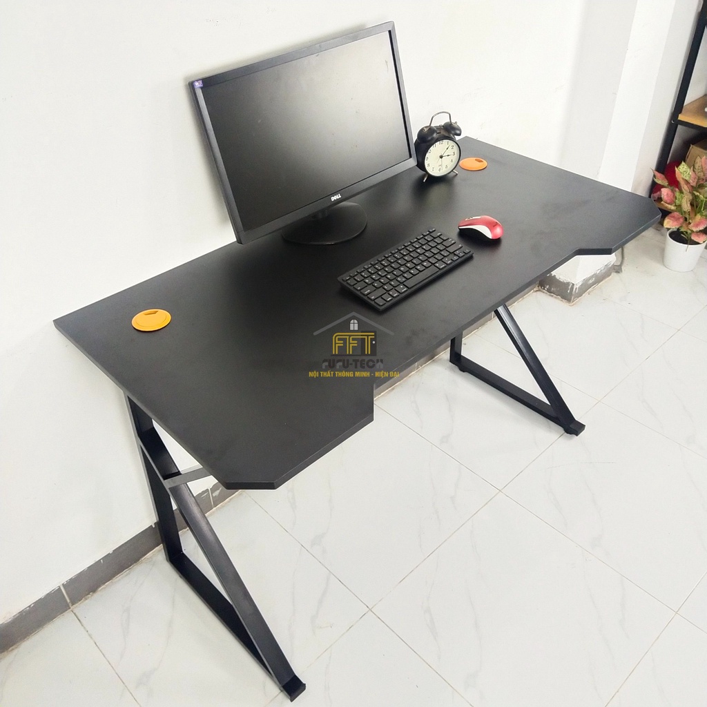 [Hàng Loại 1] Bàn Chữ K Gaming FUFUTECH Mặt Gỗ MDF 120x60 cm Khung Chân Sắt Sơn Tĩnh Điện Chống Hoen Gỉ Tốt