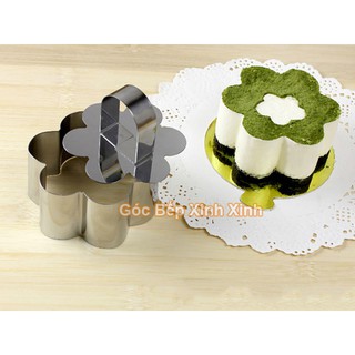 Khuôn ring mousse mini Hoa mai