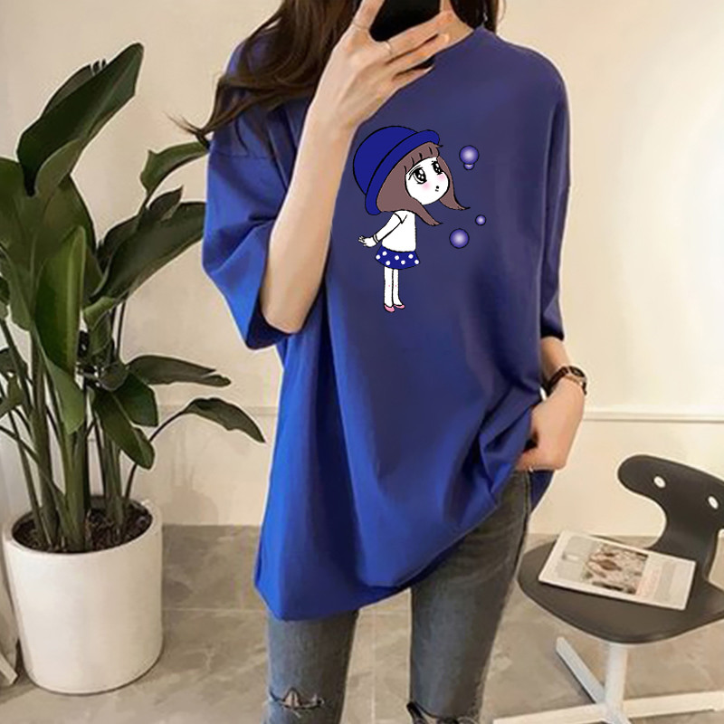 NRVP Áo Thun Ngắn Tay Dáng Rộng Thời Trang Cho Nữ