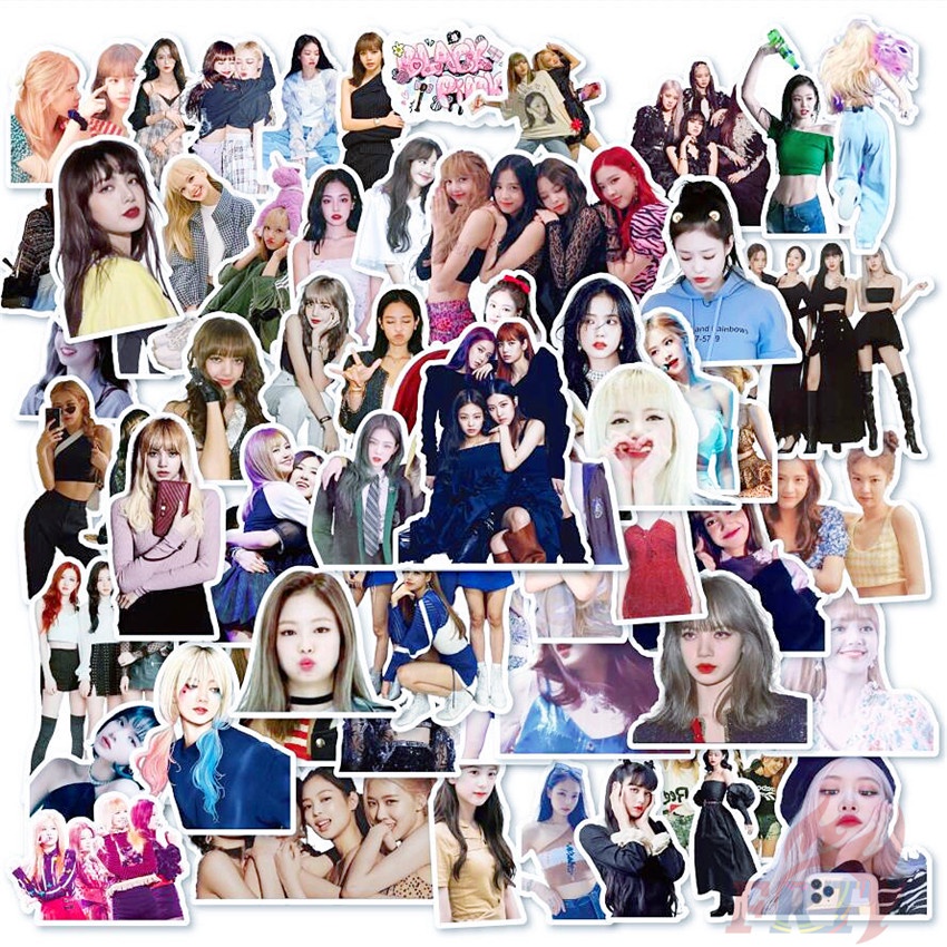 ❉ Hình Dán BLACKPINK ❉ Miếng Dán Trang Trí Thời Trang Chống Nước DIY Hình SuperGirl Superstar JISOO JENNIE ROSÉ LISA