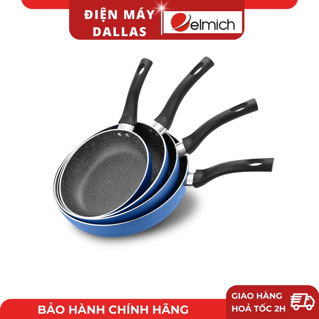Chảo nhôm vân đá đáy từ cao cấp Elmich Colosseum Y1 EL-3718 EL-3719 EL-3720 EL-3721