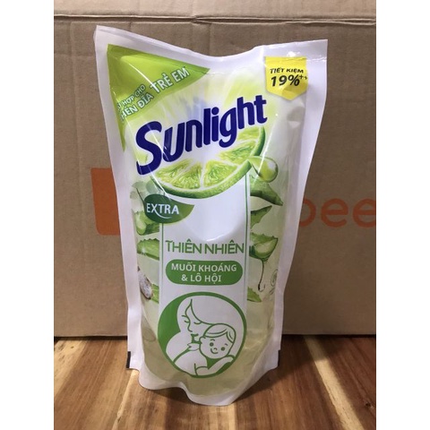 Túi Nước Rửa Chén Sunlight - Muối Khoáng & Lô Hội