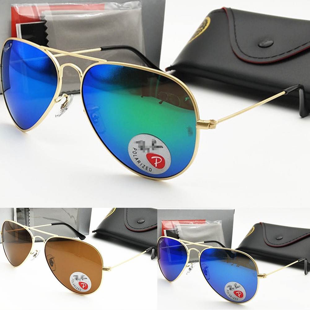 Kính mát chống nắng gọng kim loại thời trang dành cho cả nam và nữ | BigBuy360 - bigbuy360.vn