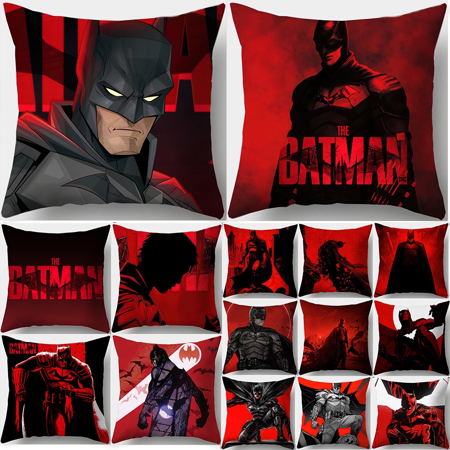 Vỏ Gối Đơn Bằng Polyester In Hình Siêu Anh Hùng Batman Trang Trí Nhà Cửa / Văn Phòng